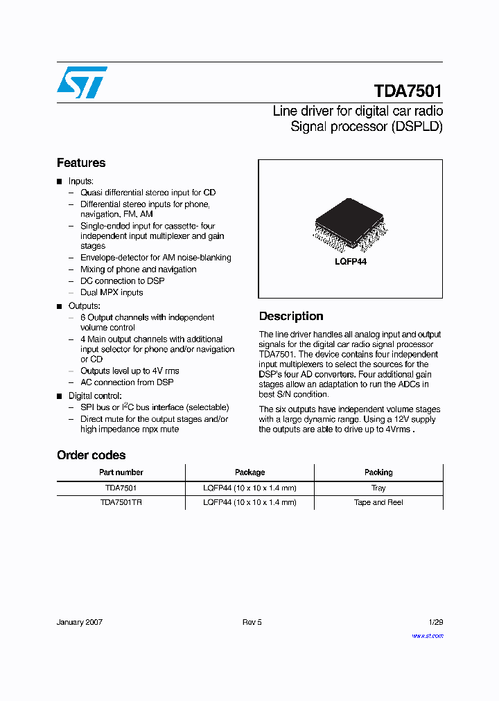 TDA7501TR_4247548.PDF Datasheet
