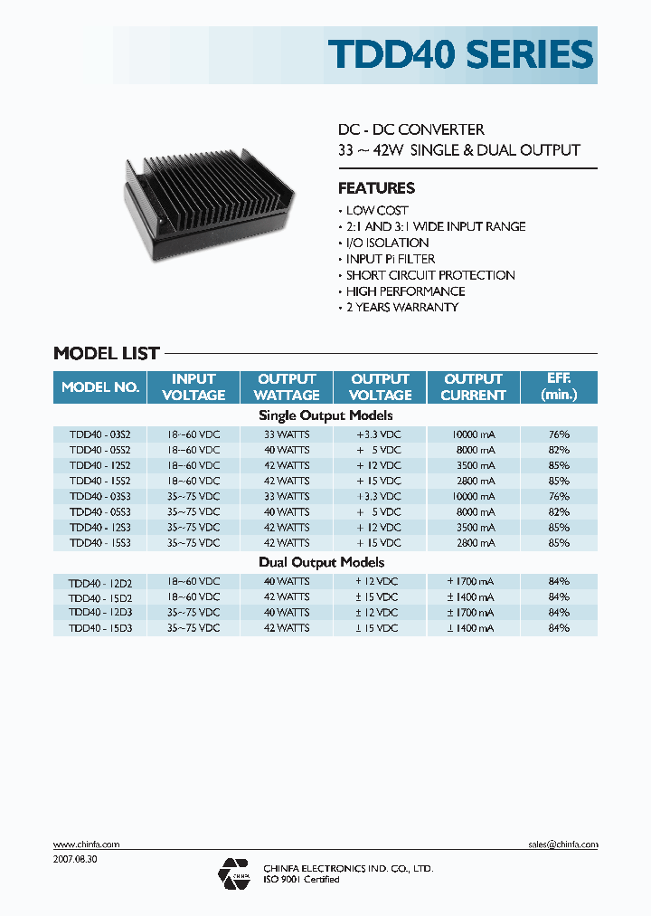 TDD40-03S2_4363659.PDF Datasheet