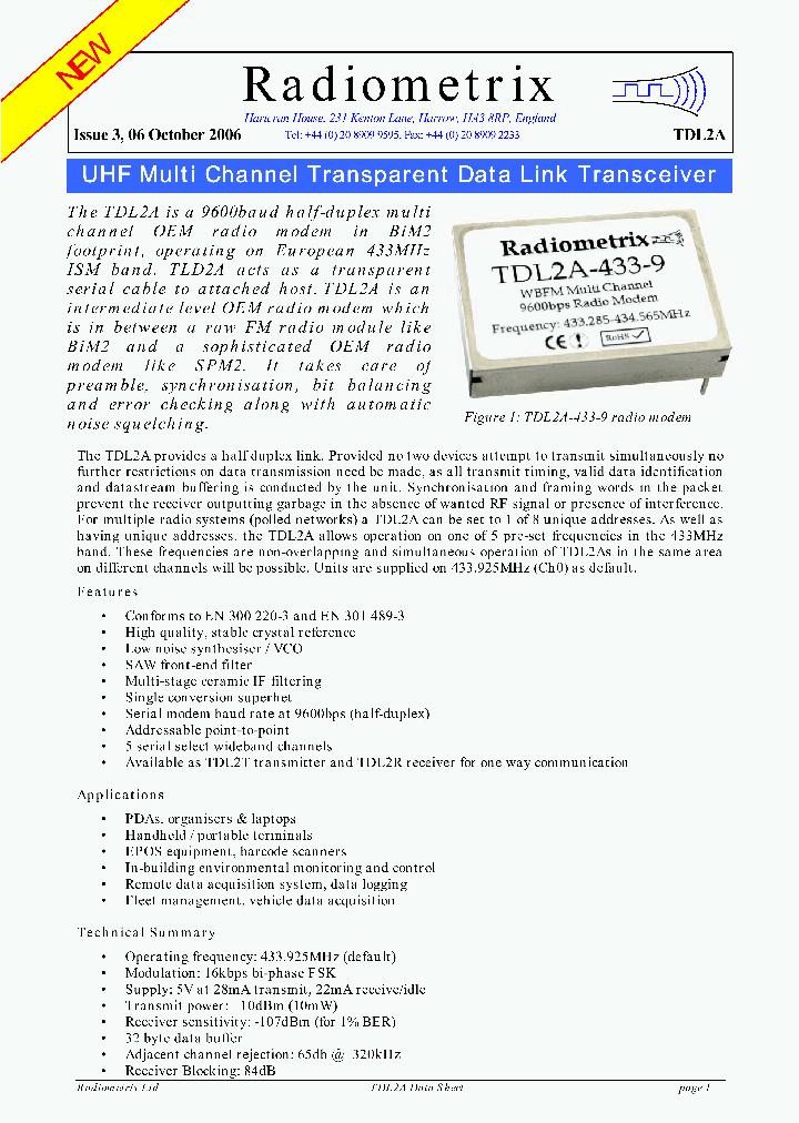 TDL2A-433-4_4440277.PDF Datasheet