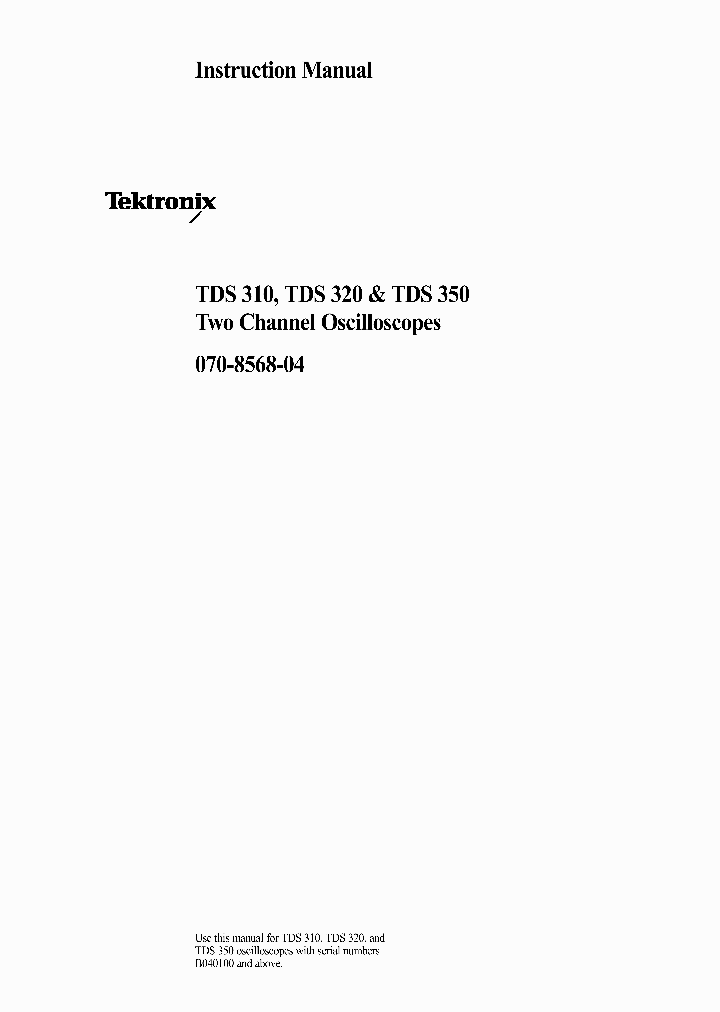 TDS320_4191651.PDF Datasheet