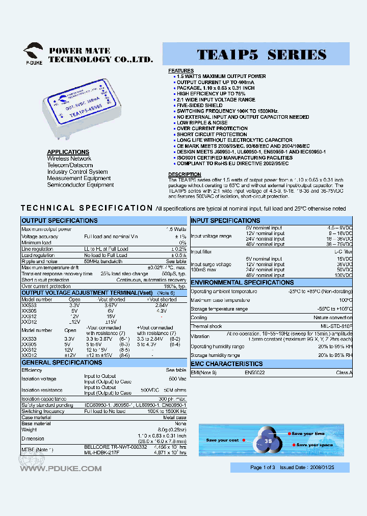 TEA1P5-05S05_4858513.PDF Datasheet