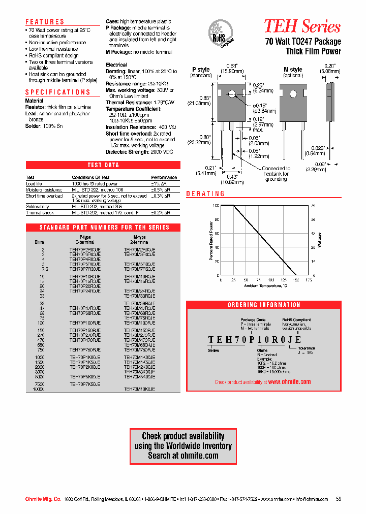 TEH70M10R0JE_4868786.PDF Datasheet