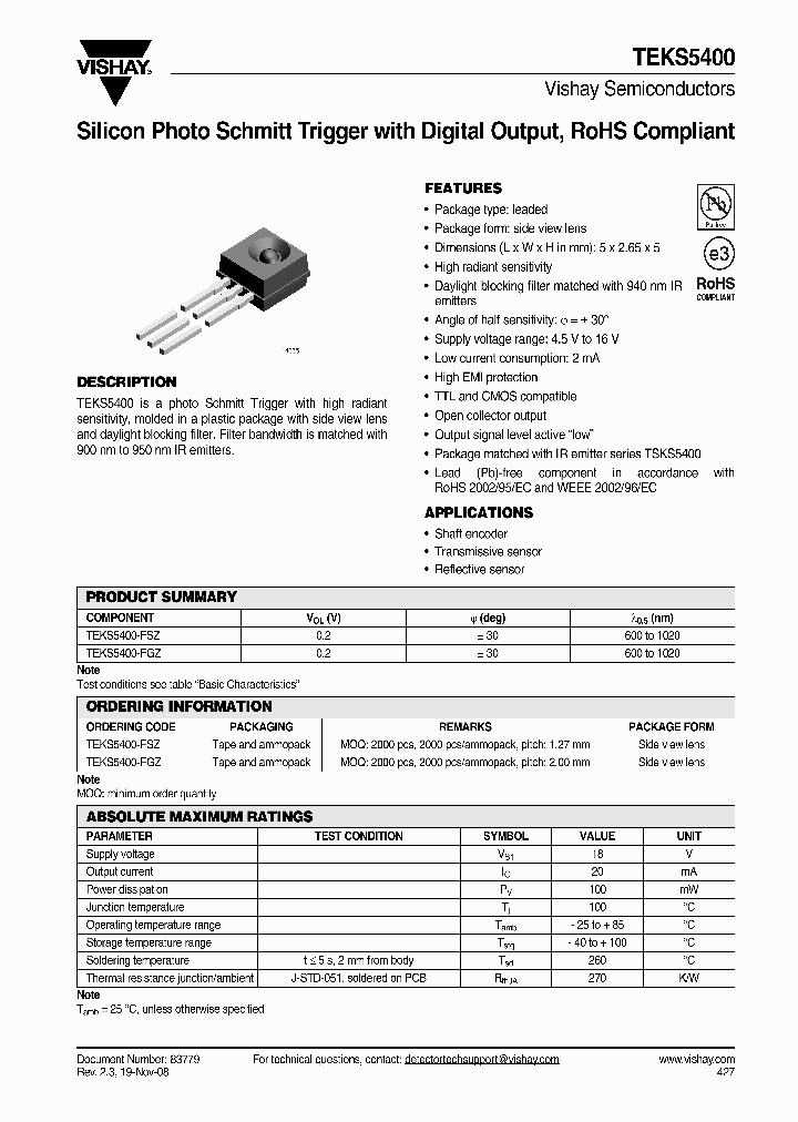 TEKS5400_4283671.PDF Datasheet