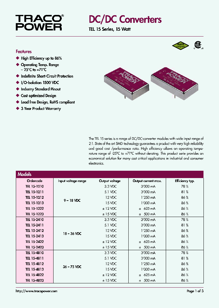 TEL1507_4791516.PDF Datasheet