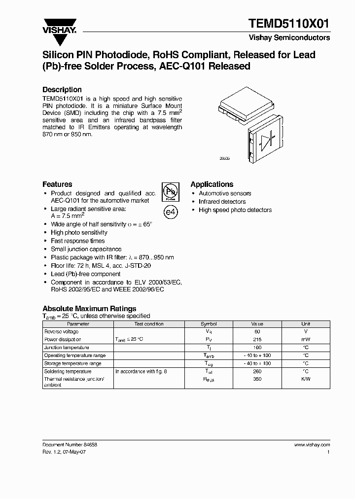 TEMD5110_4167108.PDF Datasheet
