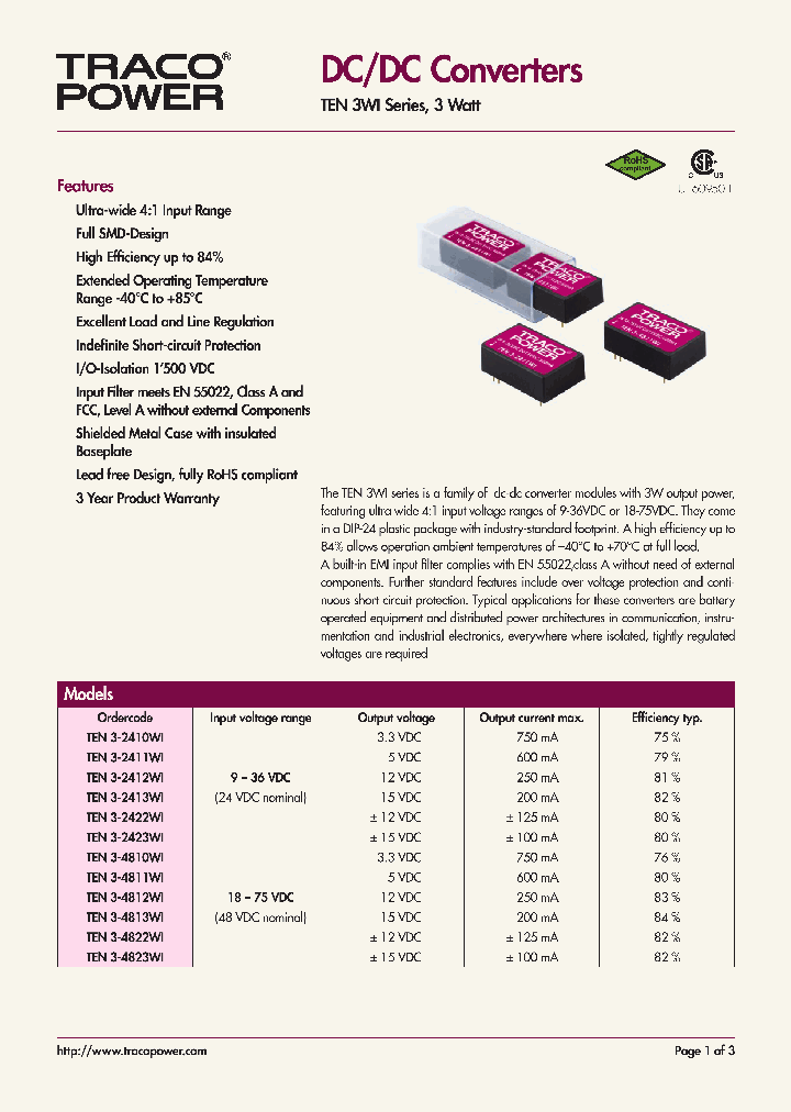 TEN3-2410WI_4439818.PDF Datasheet