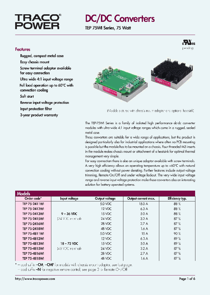 TEP75-2416WI_4437990.PDF Datasheet