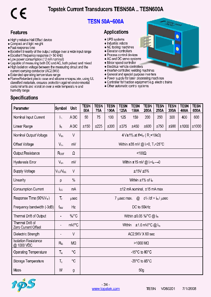 TESN150A_4196507.PDF Datasheet