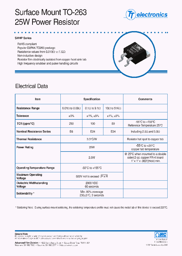 TFP-SMHP25LF-10R0-F_4487073.PDF Datasheet