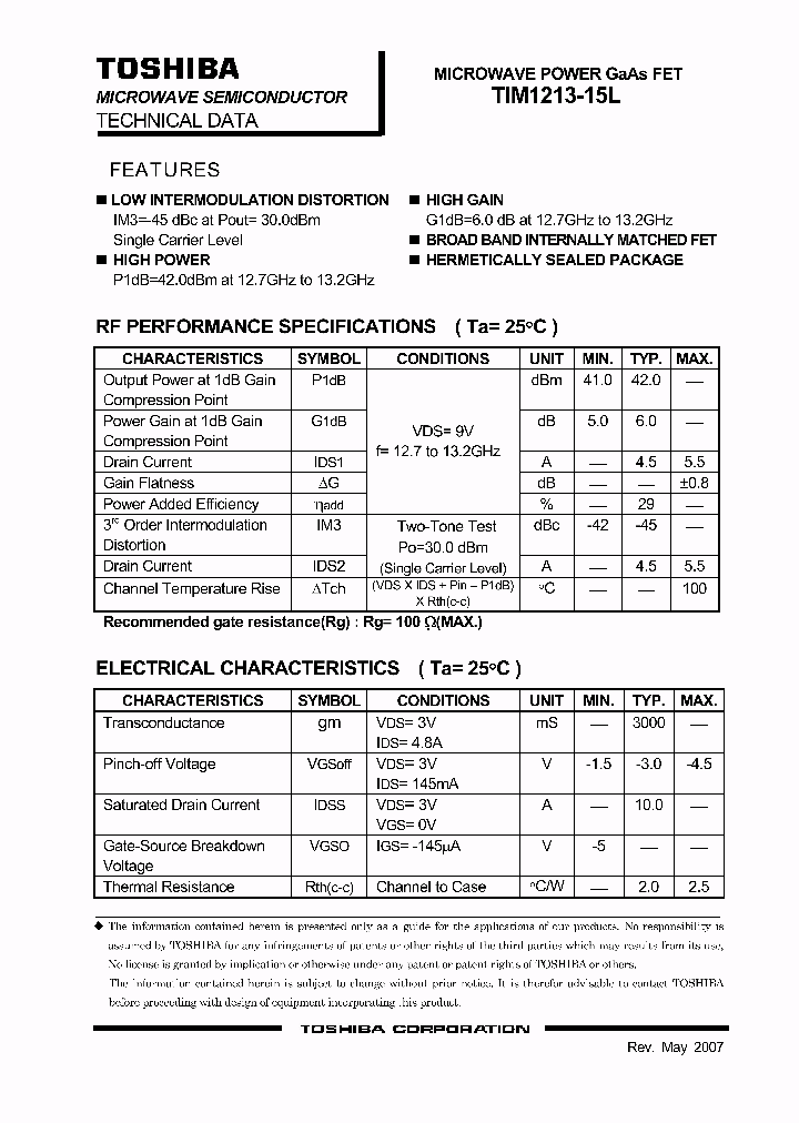 TIM1213-15L_4441681.PDF Datasheet