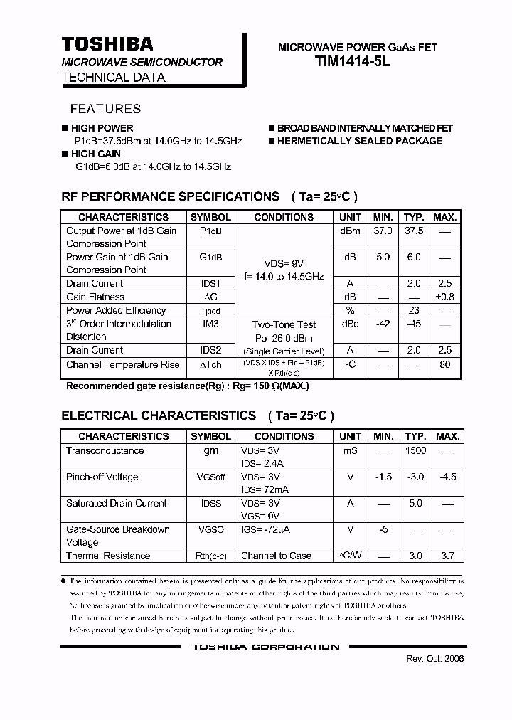 TIM1414-5L_4220235.PDF Datasheet