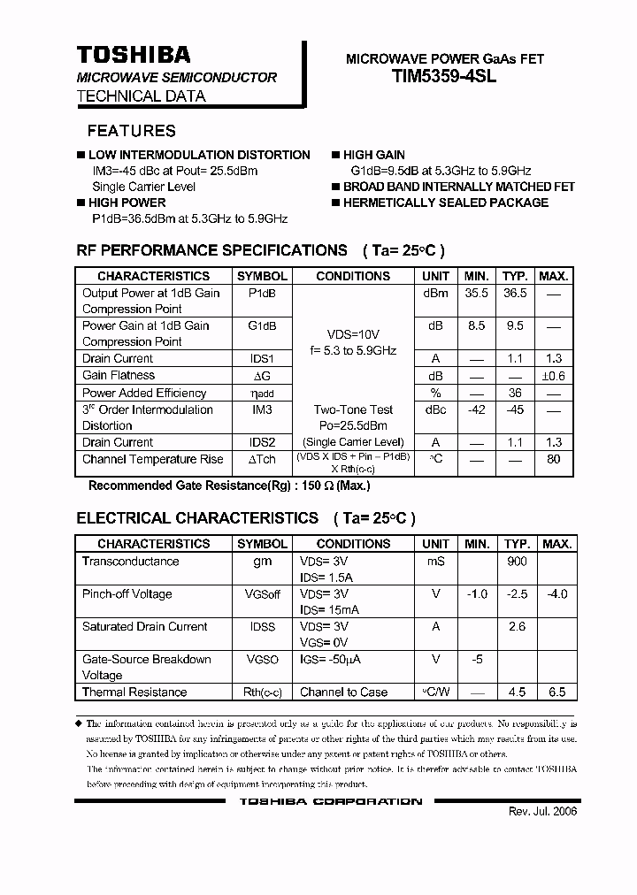 TIM5359-4SL_4175255.PDF Datasheet