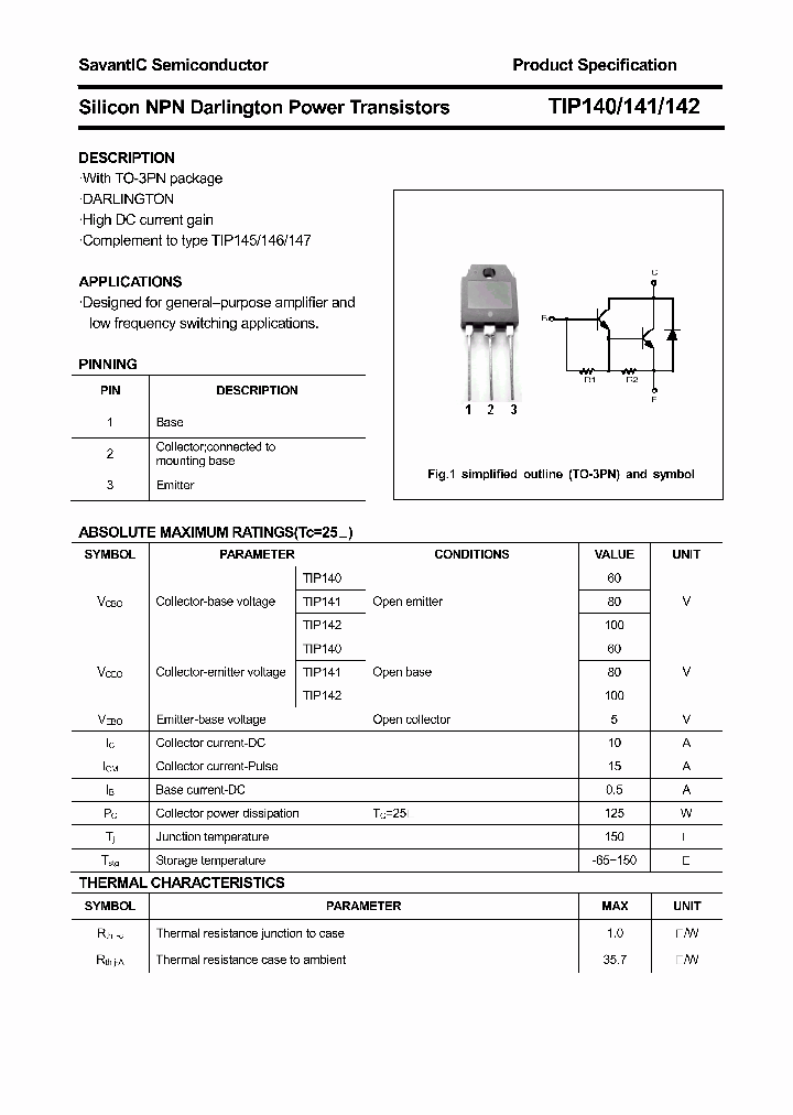 TIP140_4430584.PDF Datasheet