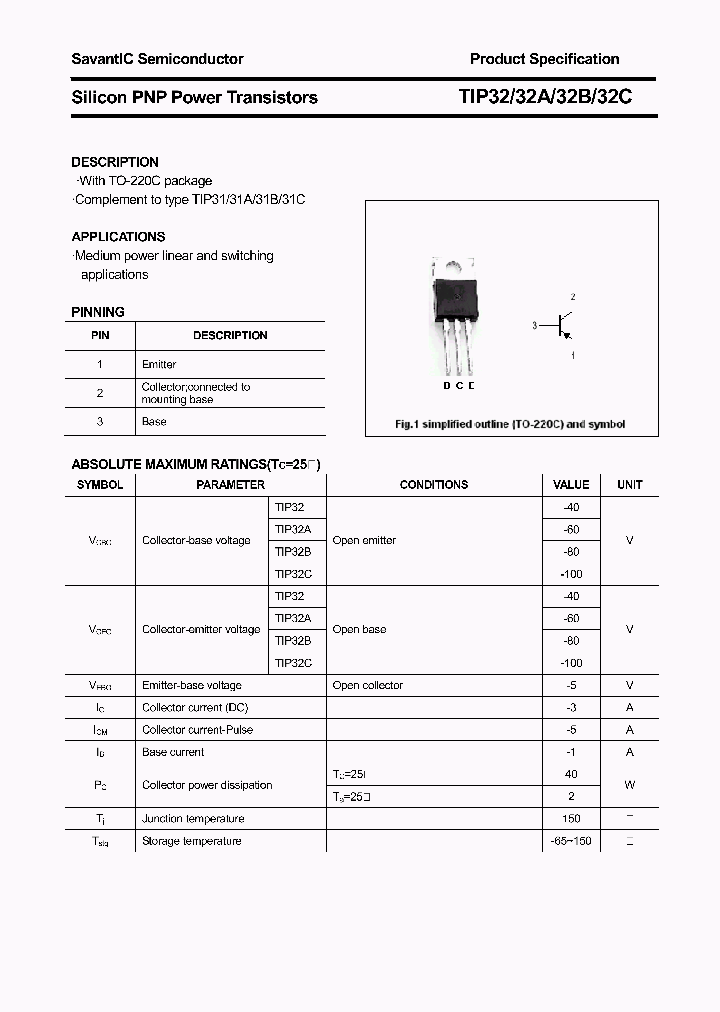 TIP32C_4377340.PDF Datasheet