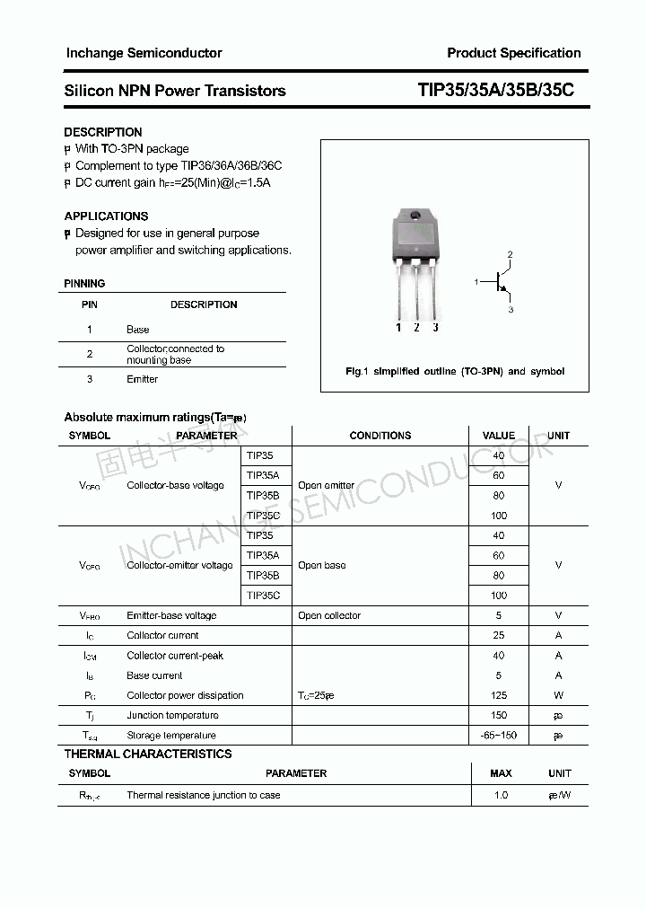 TIP35_4715362.PDF Datasheet