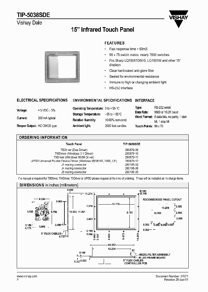 TIP-5038SDE_4400916.PDF Datasheet