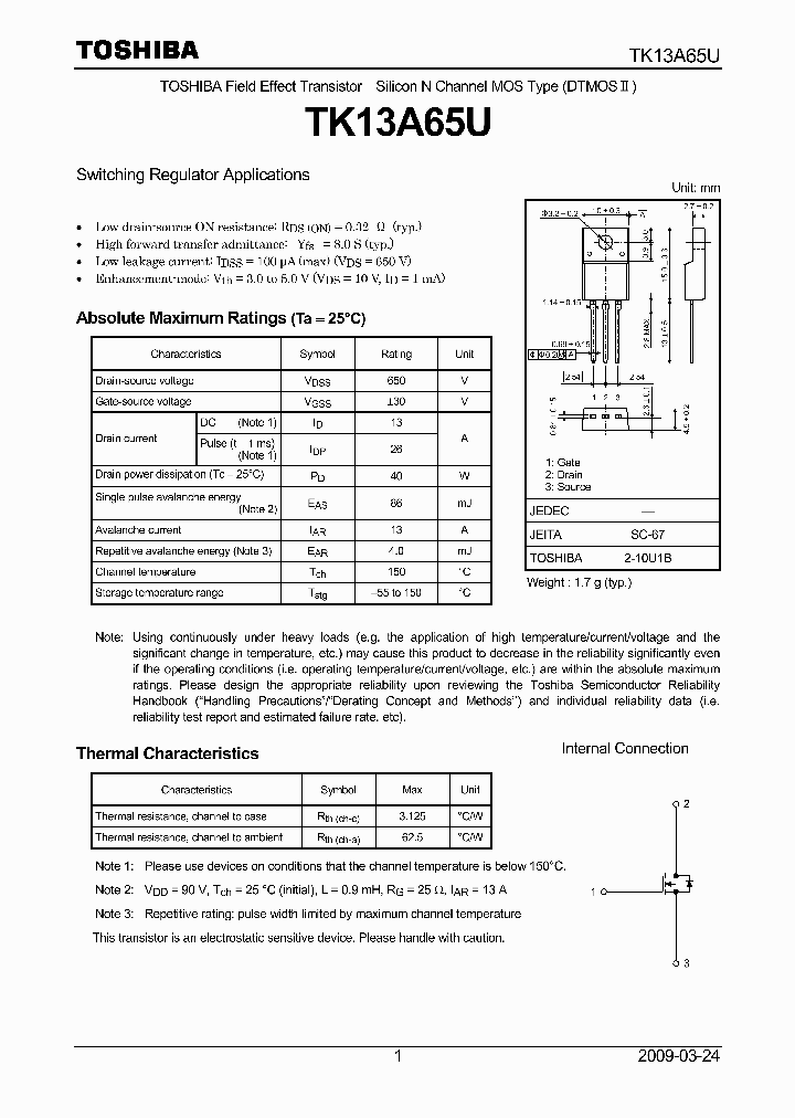 TK13A65U_4581913.PDF Datasheet