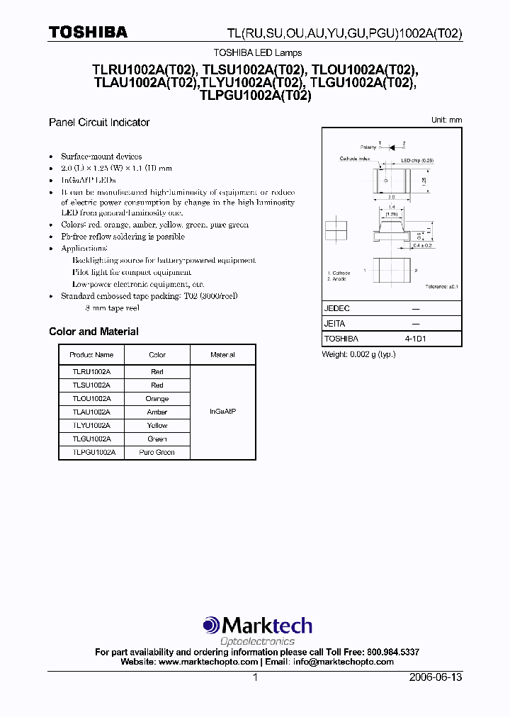 TLAU1002A_4521316.PDF Datasheet