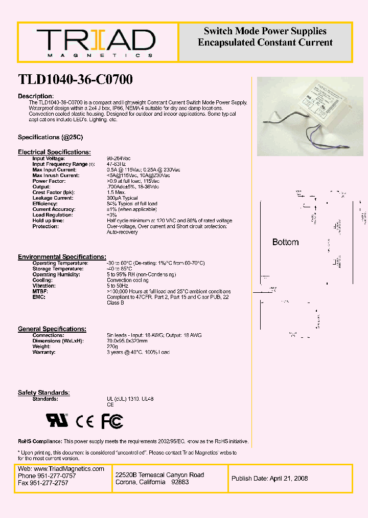 TLD1040-36-C0700_4713474.PDF Datasheet