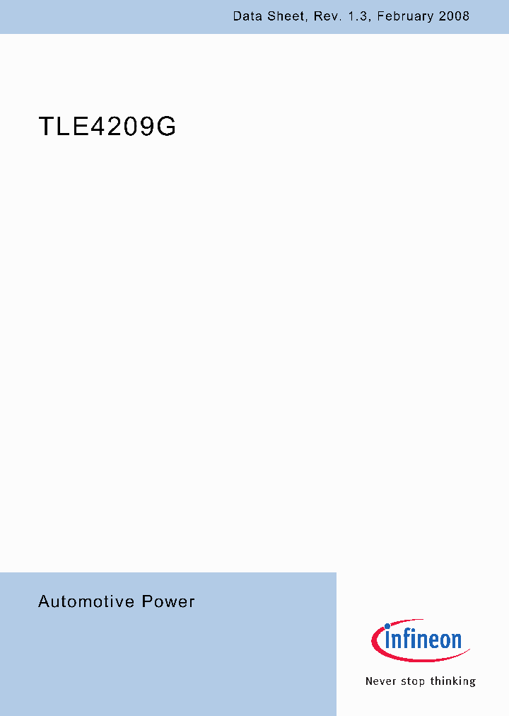 TLE4209G_4564680.PDF Datasheet