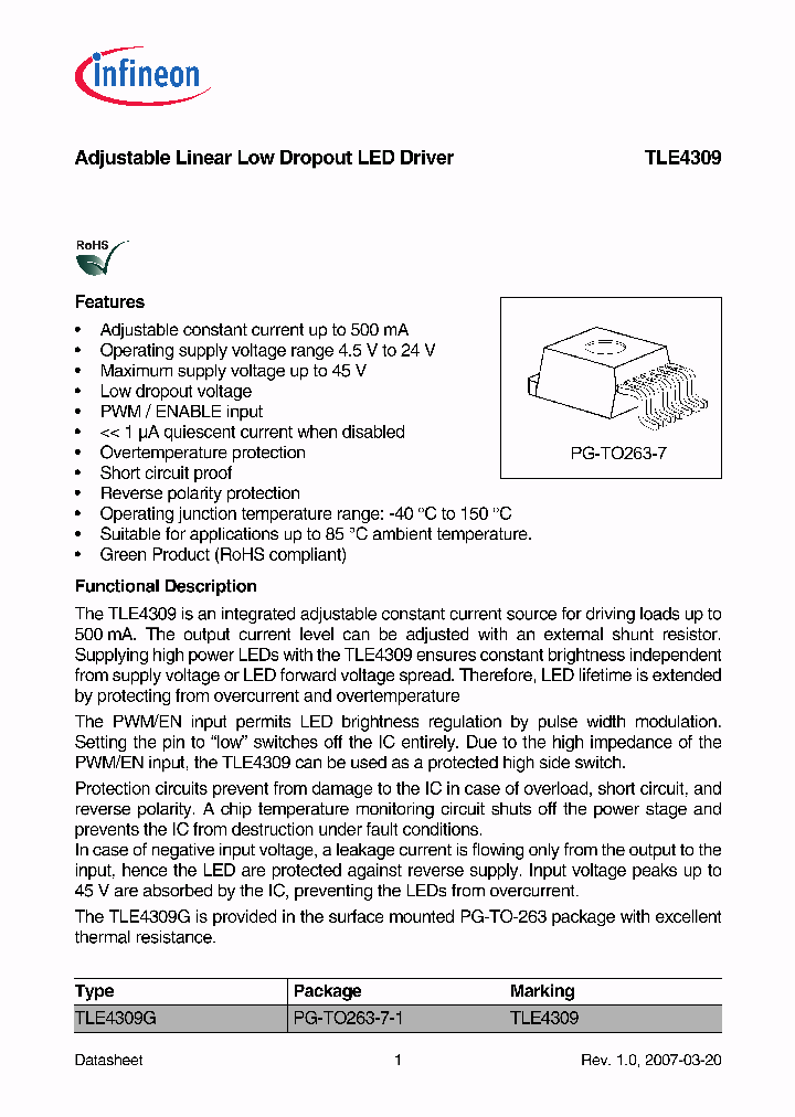 TLE4309_4625249.PDF Datasheet