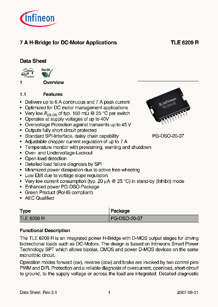 TLE6209R07_4914327.PDF Datasheet