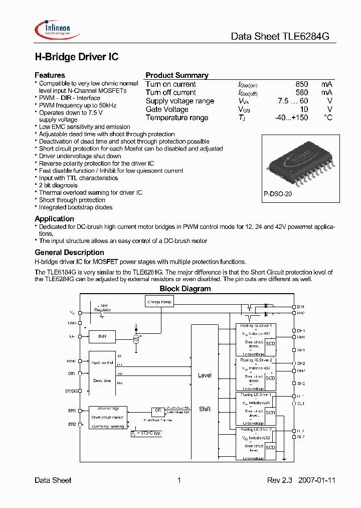 TLE6284G07_4918412.PDF Datasheet