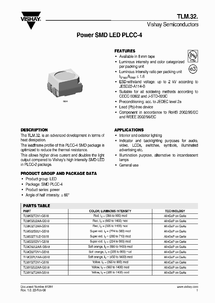 TLMS32S2U1-GS18_4253493.PDF Datasheet