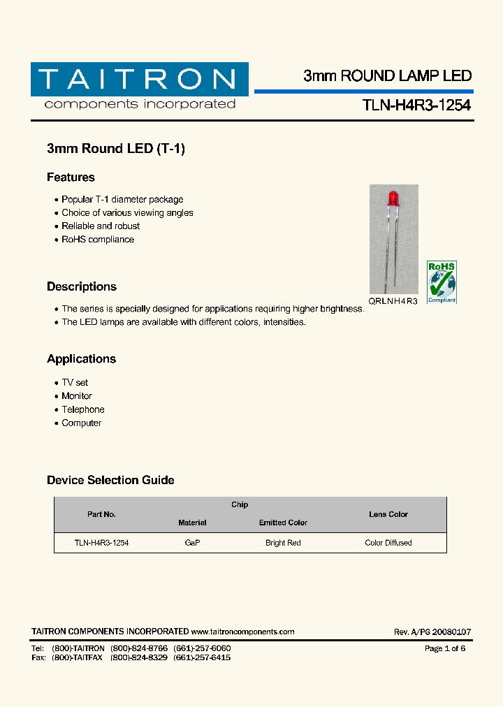 TLN-H4R3-1254_4243340.PDF Datasheet