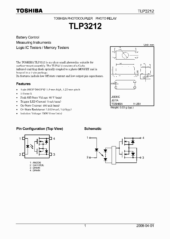 TLP3212_4509111.PDF Datasheet