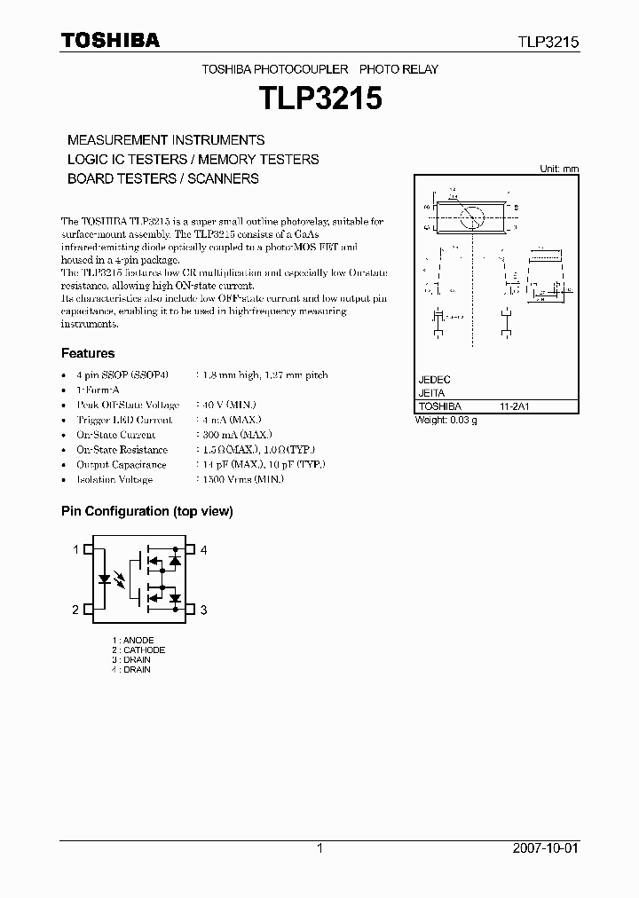 TLP3215_4303919.PDF Datasheet
