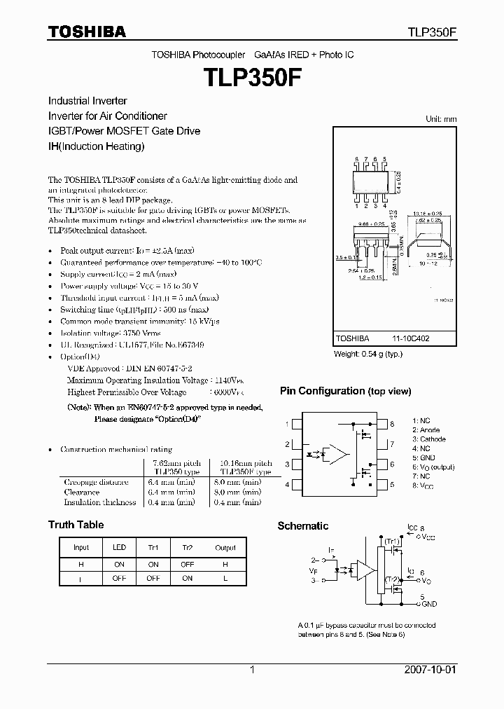 TLP350F_4379882.PDF Datasheet