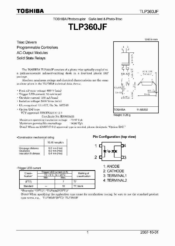 TLP360JF_4228903.PDF Datasheet