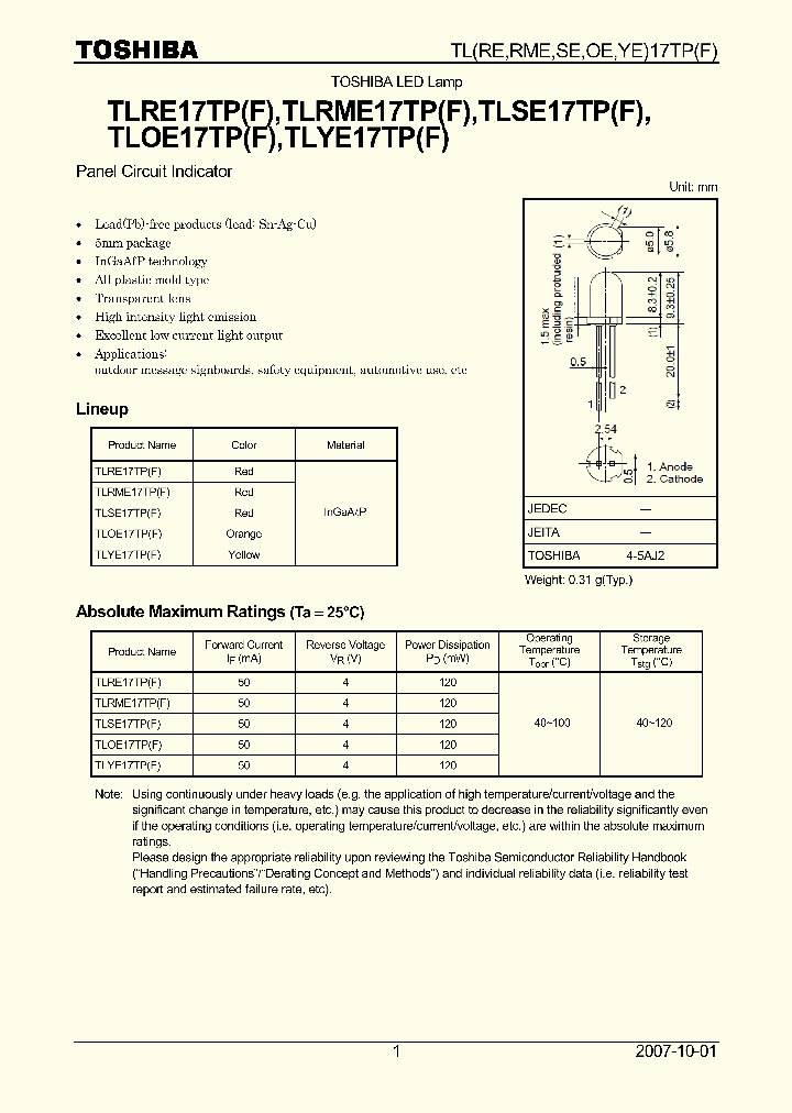 TLRME17TP_4511487.PDF Datasheet