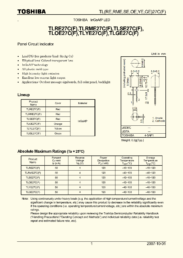 TLRME27C_4665650.PDF Datasheet