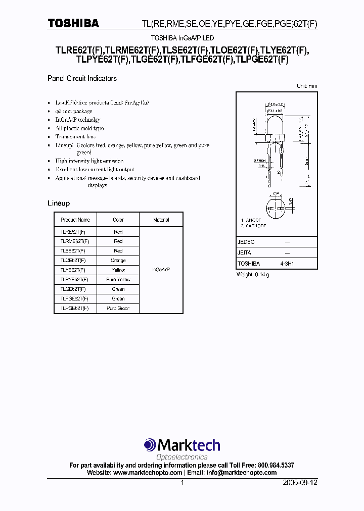 TLRME62T_4572552.PDF Datasheet