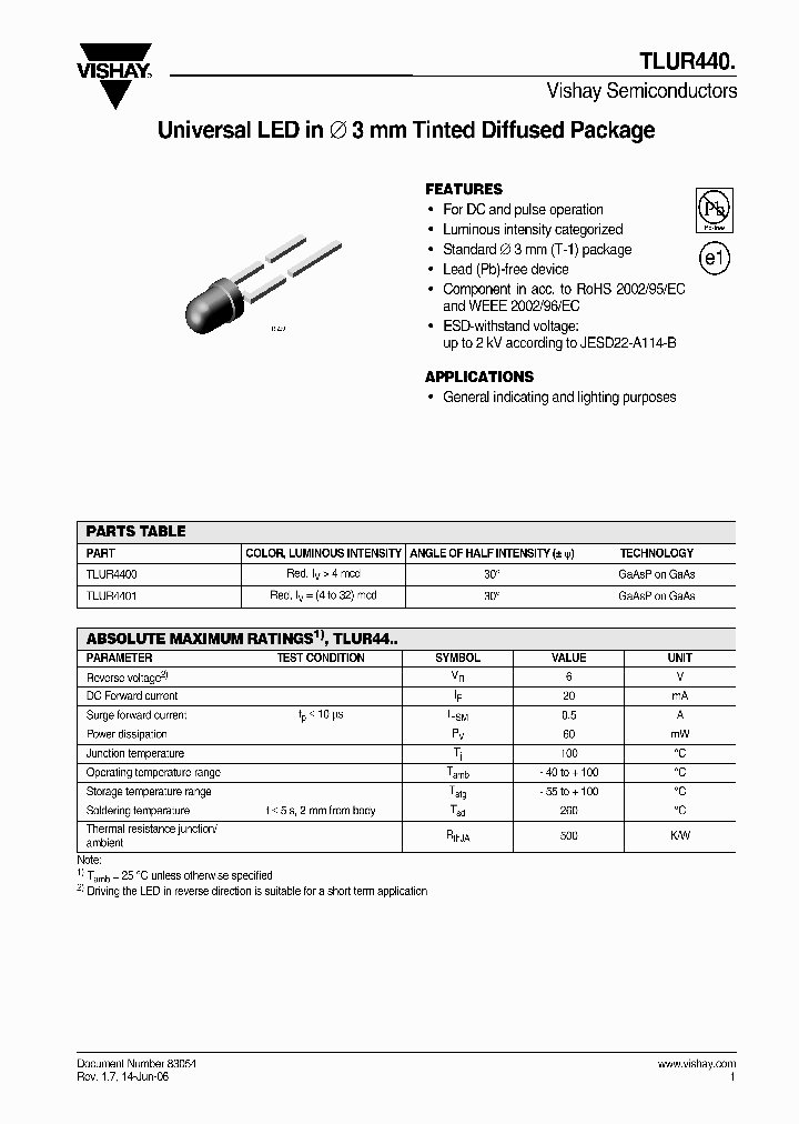 TLUR440_4680251.PDF Datasheet
