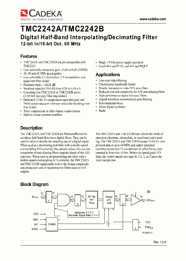 TMC2242BKTC_4623691.PDF Datasheet
