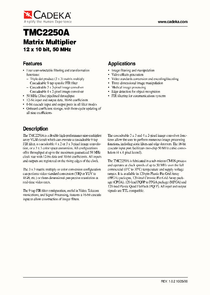 TMC2250AKEC2_4468058.PDF Datasheet