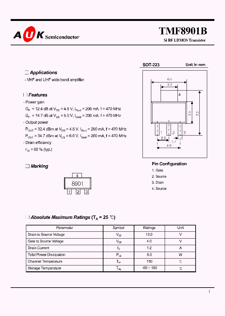 TMF8901B_4178576.PDF Datasheet