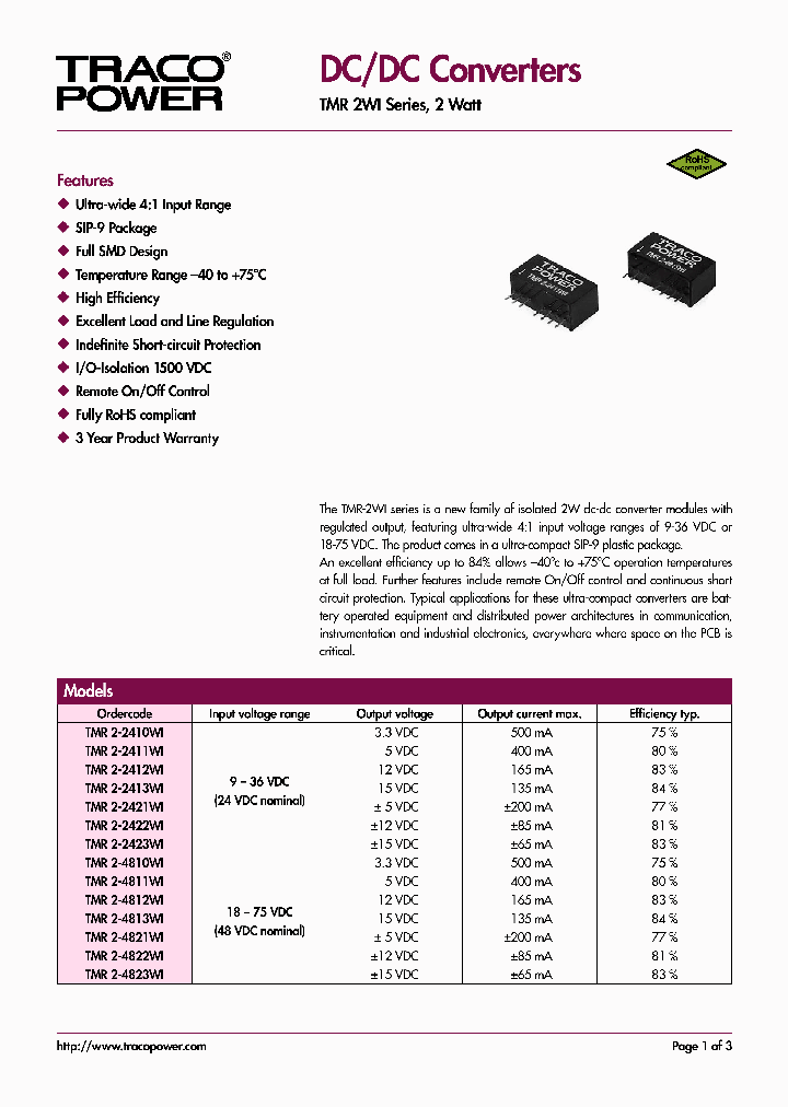 TMR2-2410WI_4439821.PDF Datasheet