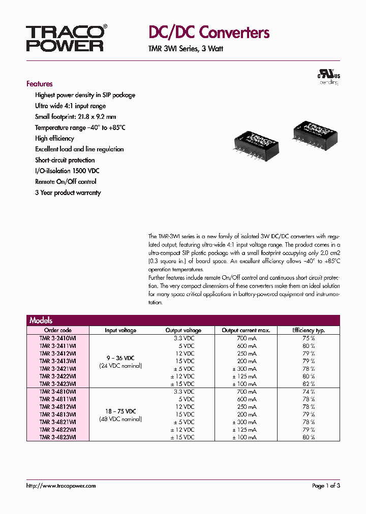 TMR3-2410WI_4364070.PDF Datasheet