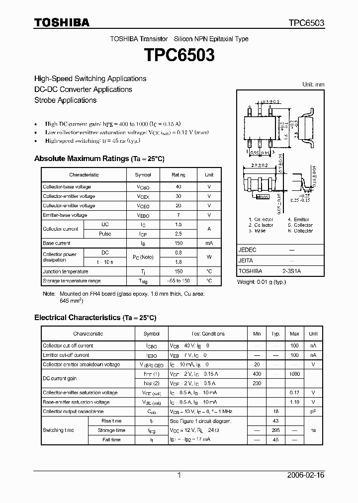 TPC6503_4500259.PDF Datasheet