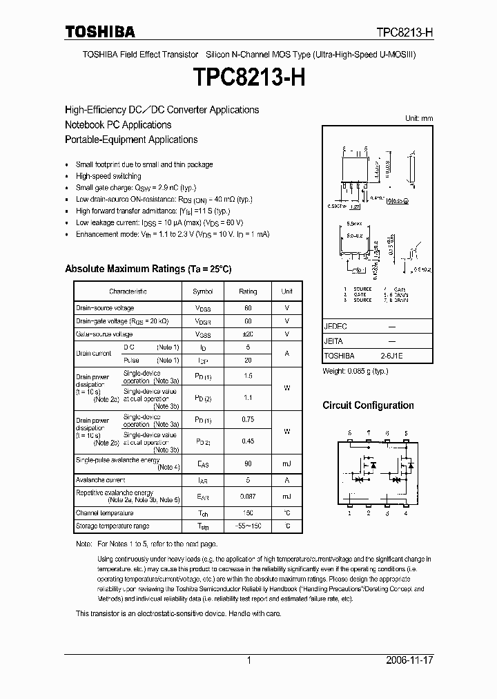 TPC8213-H_4604748.PDF Datasheet
