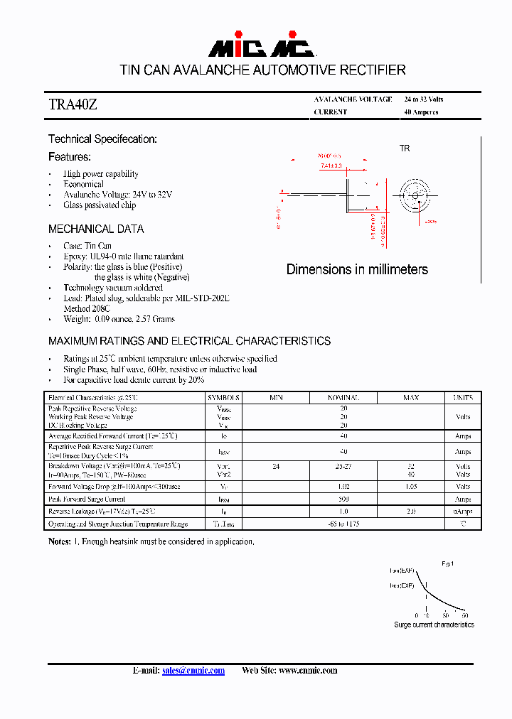 TRA40Z_4436063.PDF Datasheet