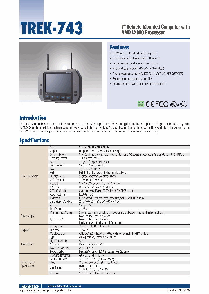 TREK-743R-XPEA0E_4542853.PDF Datasheet