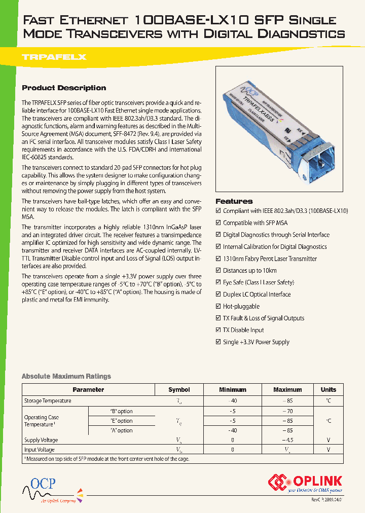TRPAFELXABSS_4681342.PDF Datasheet
