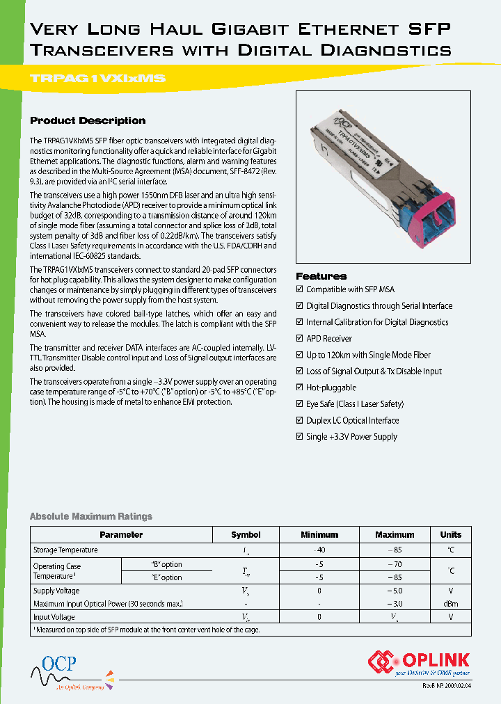 TRPAG1VXI_4444747.PDF Datasheet