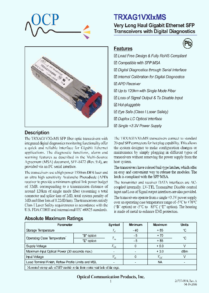 TRXAG1VXIBMS_4444256.PDF Datasheet