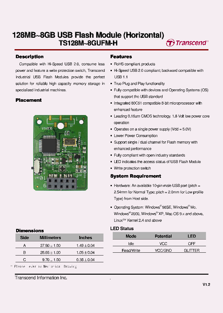 TS128MUFM-H1_4673082.PDF Datasheet